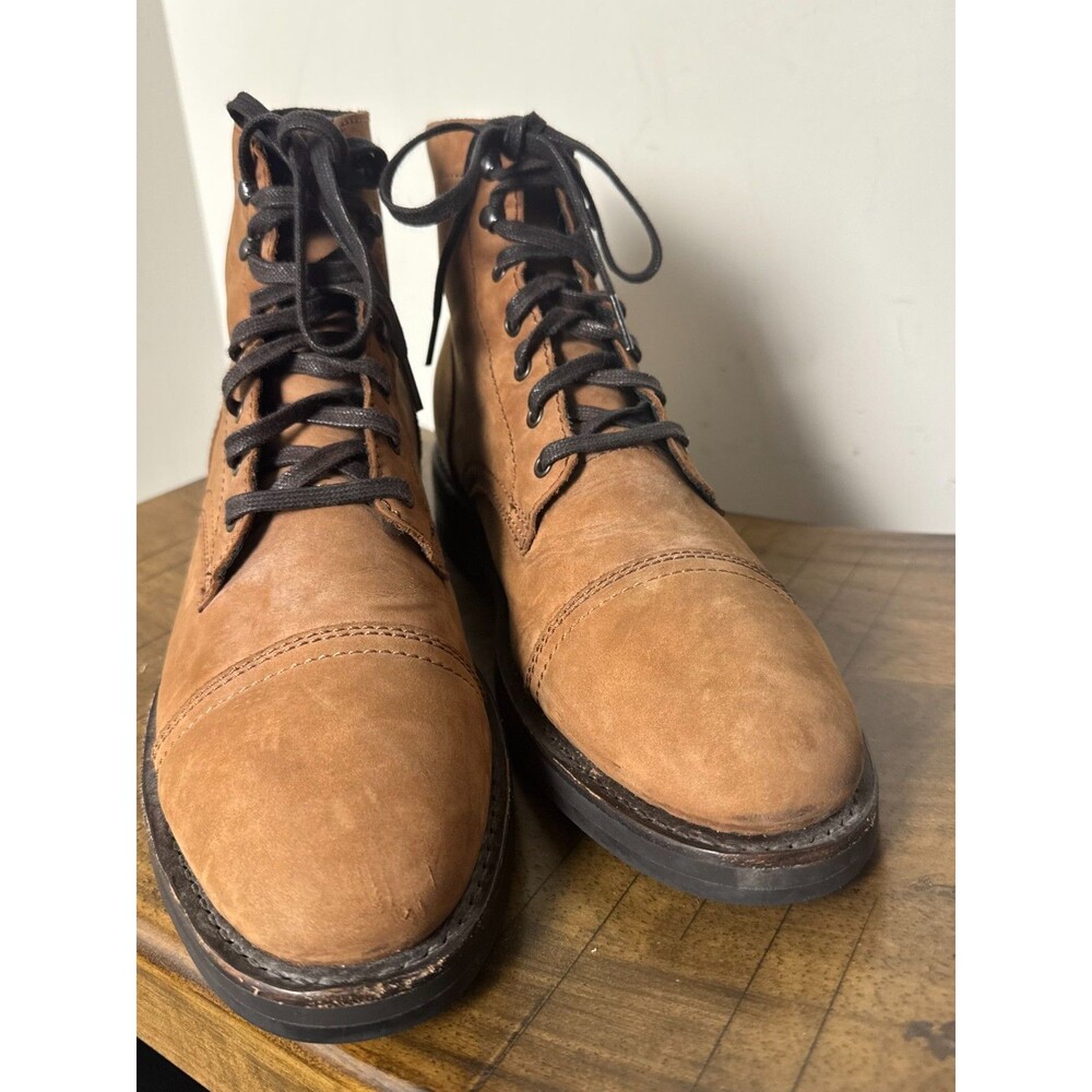 Thursday Boot Company Men’s Size 10 Brown Leather Lace Up Boots Cap Toe - Picture 12 of 12